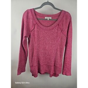 Anthropologie, eri + ali, szXS, long sleeve scoop neck pullover